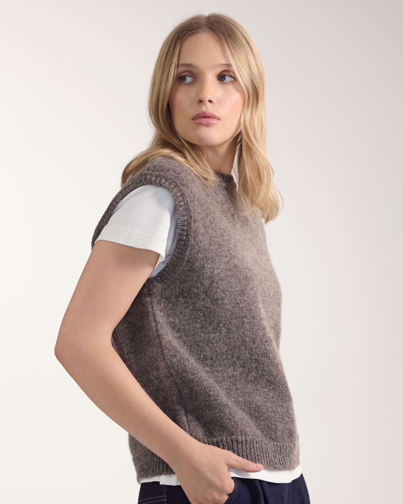 The 515 Women's Woollen Vest | Made in NZ | Davaar